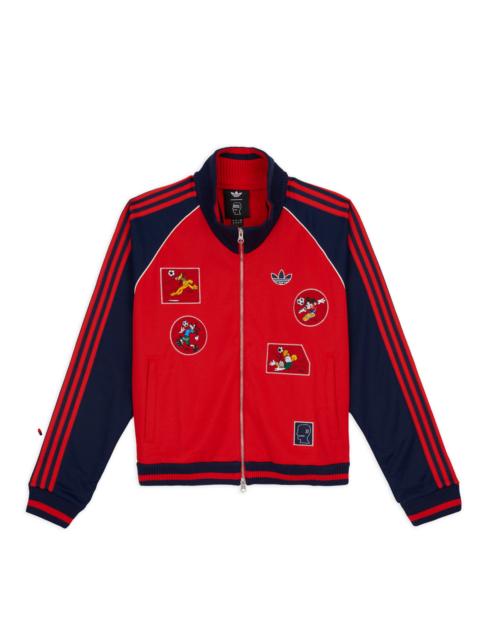 BRAIN DEAD Brain Dead x Disney x Adidas Mickey and Friends Track Jacket - Red