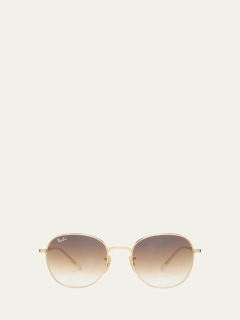 RB3809 Round Gradient Metal Sunglasses