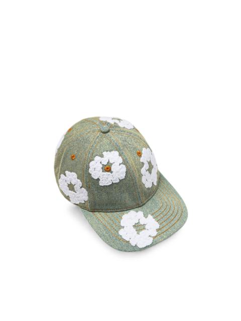 DENIM TEARS Cotton Wreath denim cap