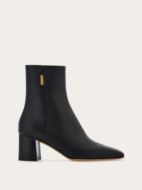 FERRAGAMO Ankle boot with golden tab