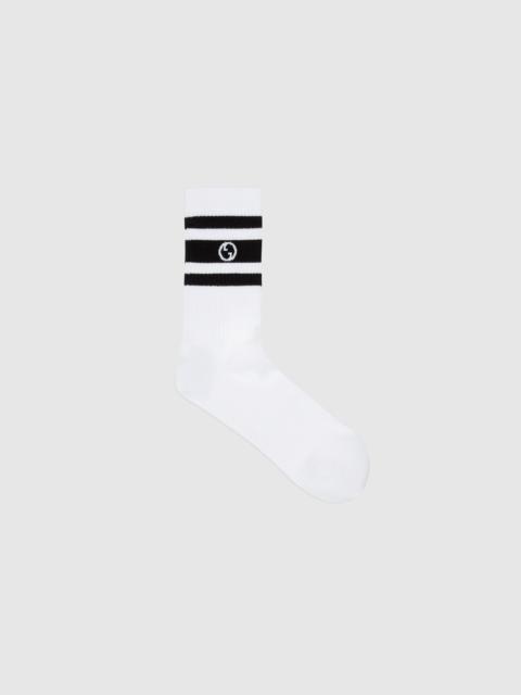 Round Interlocking G cotton socks