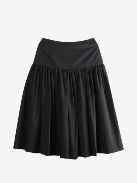 AMOMENTO gathered A-line skirt