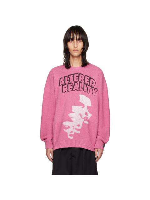 Raf Simons Pink 'Altered Reality' Sweater