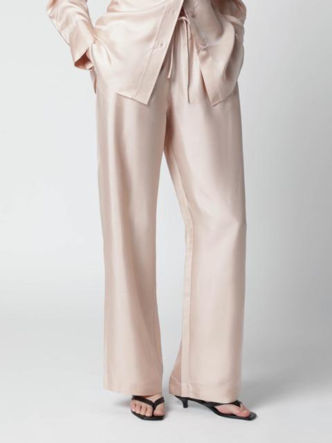 RÓHE Light pink silk trousers