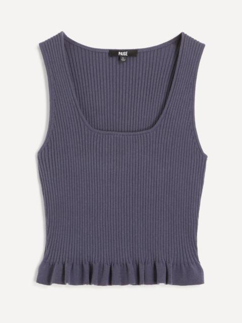 PAIGE Bronwyn Pacific Blue Tank Top