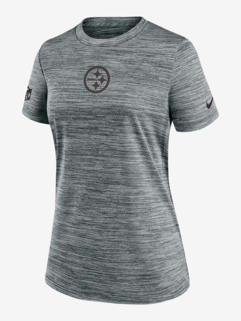 Nike Pittsburgh Steelers Sideline Team Issue Velocity Women's Nike Dri-FIT NFL T-Shirt