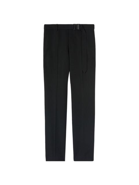 Off-White belted slim-fit trousers