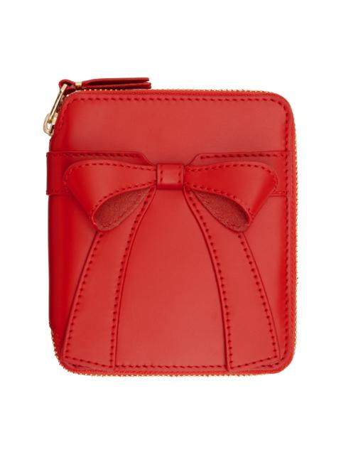 Comme Des Garçons Red Big Bow Wallet
