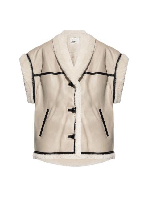 Medilia leather vest