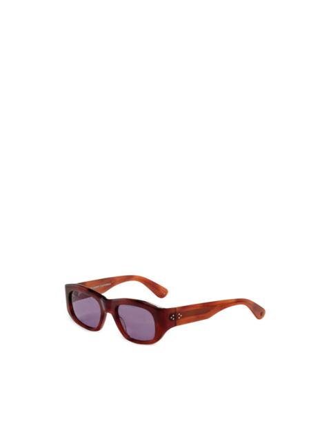 Garrett Leight Laguna rectangle-frame sunglasses