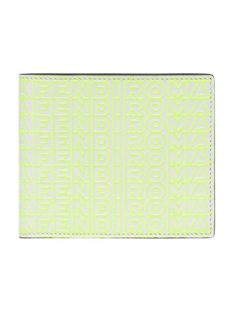 FENDI Fendi by Marc Jacobs Fendi Roma Bi-Fold Wallet Two-Tone Leather Compact Bi-Fold Wallet Multicolor