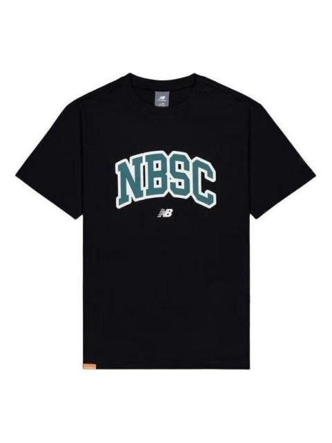 New Balance New Balance Big NBSC Graphic T-Shirt 'Black Blue' AMT42322-BK