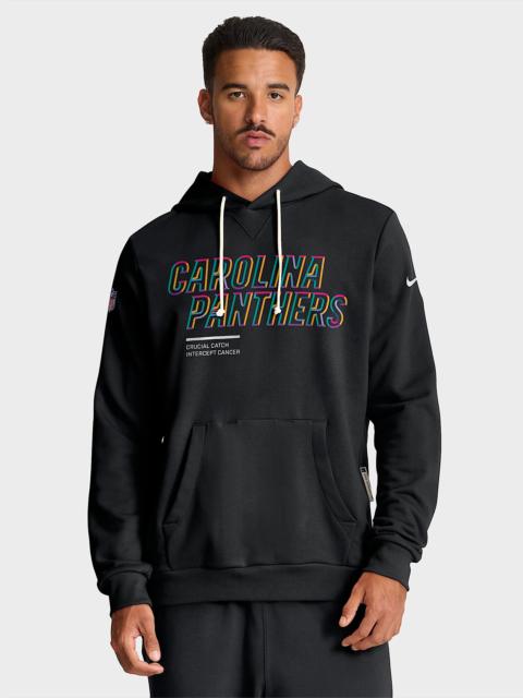 Nike Carolina Panthers Crucial Catch Sideline Men's Nike Dri-FIT NFL Pullover Hoodie