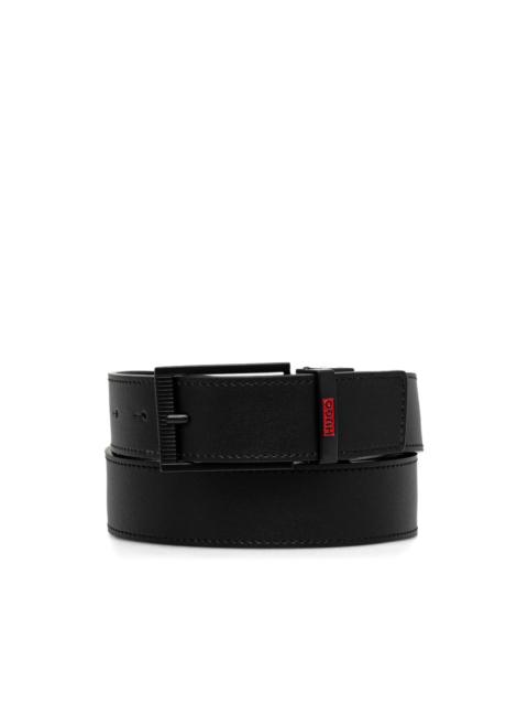 HUGO interchangeable-buckle belt