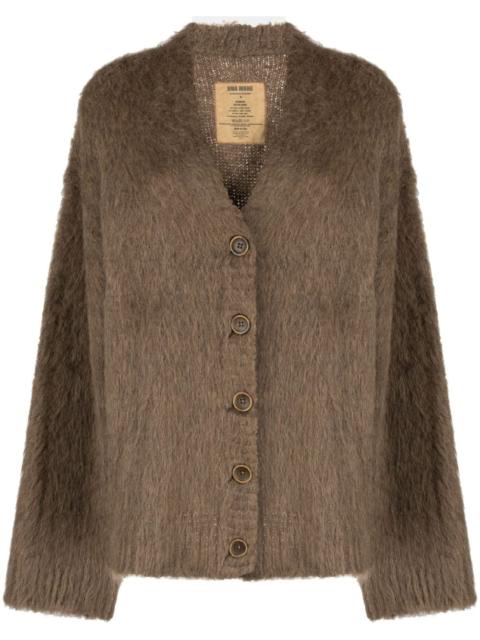 UMA WANG brushed V-neck cardigan