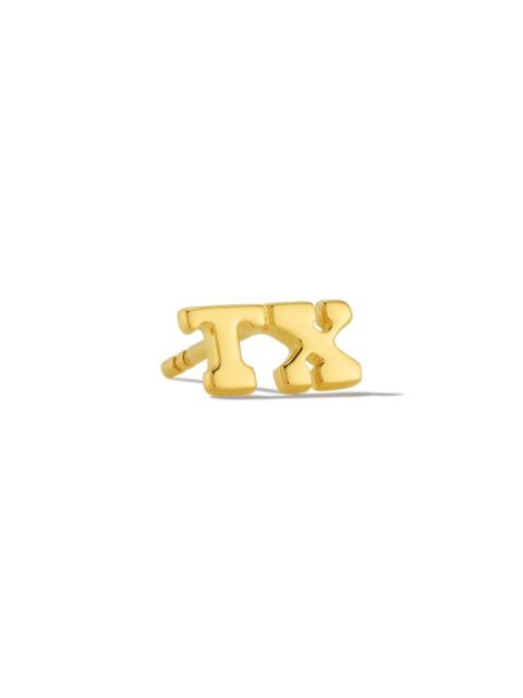 KENDRA SCOTT Texas Single Stud Earring in 18k Gold Vermeil