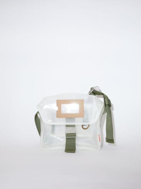 Acne Studios Clear messenger bag - Transparent