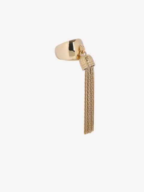 Balmain Brass tassel ring