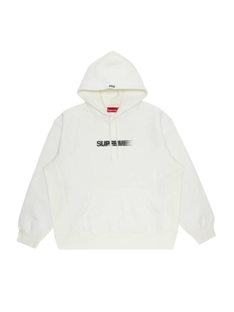 Supreme Motion Logo Hooded Sweatshirt 'White'