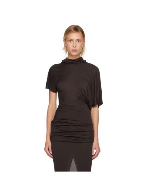 Rick Owens Lilies Brown Concordians Lilith T-shirt