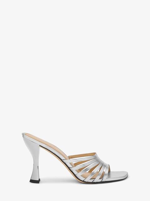MICHAEL KORS Haisley Metallic Leather Sandal