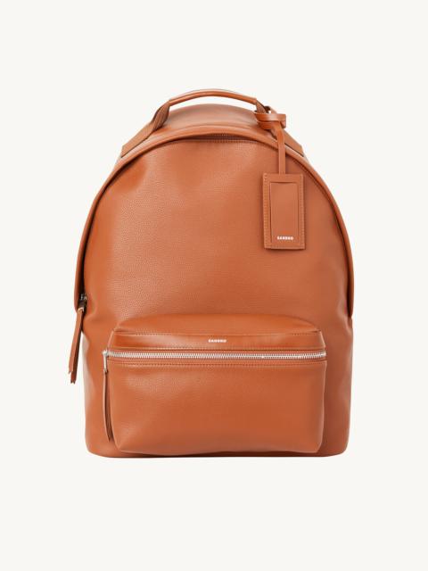 Sandro Coated canvas backpack
