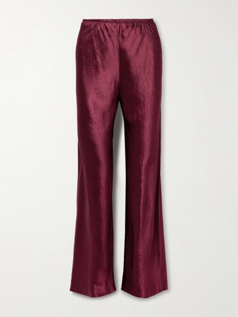 MARIA McMANUS Crinkled-satin Pants