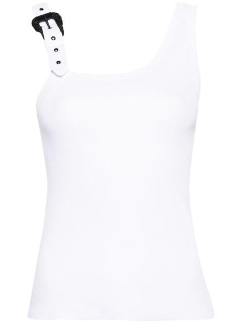 VERSACE JEANS COUTURE buckle-detailed ribbed tank top