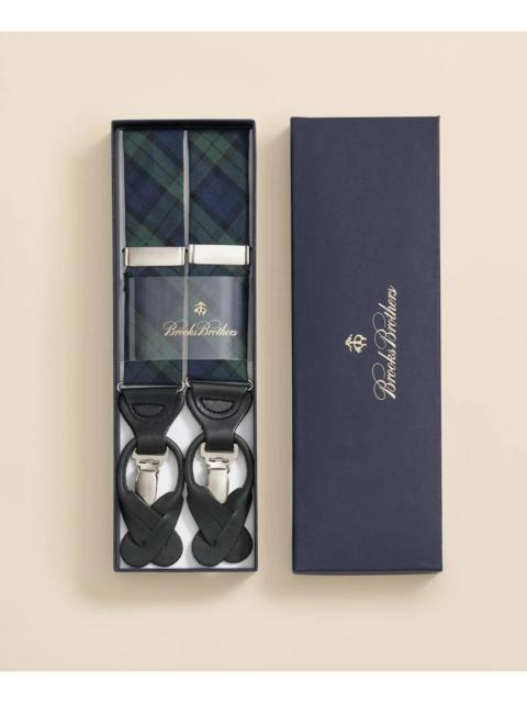 Brooks Brothers Black Watch Tartan Suspenders