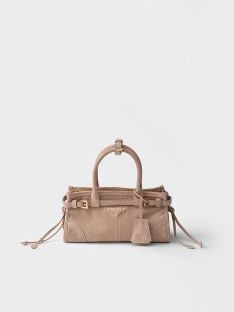 Prada Prada Bonnie suede mini handbag