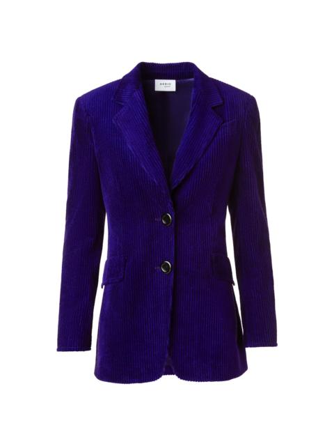 AKRIS Women's Corduroy Boyfriend Blazer - Ultra Violet