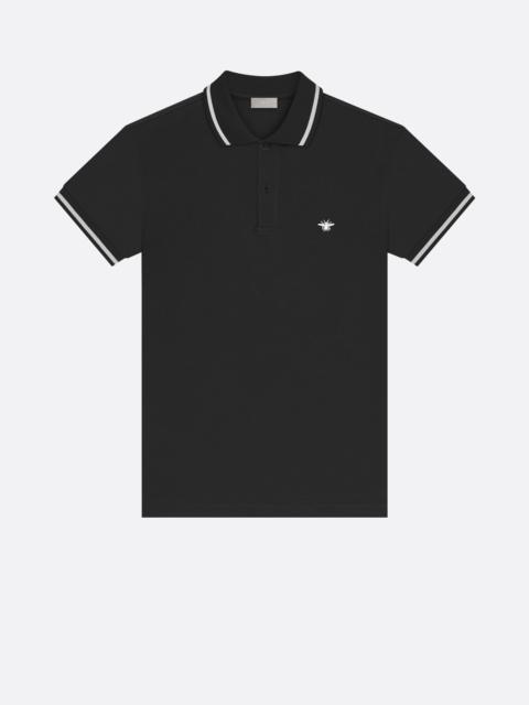 Dior Polo Shirt with Bee Embroidery