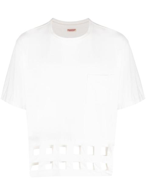 Kapital cut-out detailing cotton T-shirt