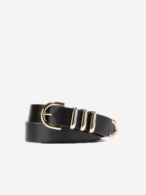 COLE HAAN 32MM Beveled Edge Modern 3PC Belt Set