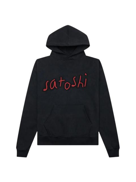 SATOSHI NAKAMOTO Alive or Just Breathing Hoodie "Black" SAT084