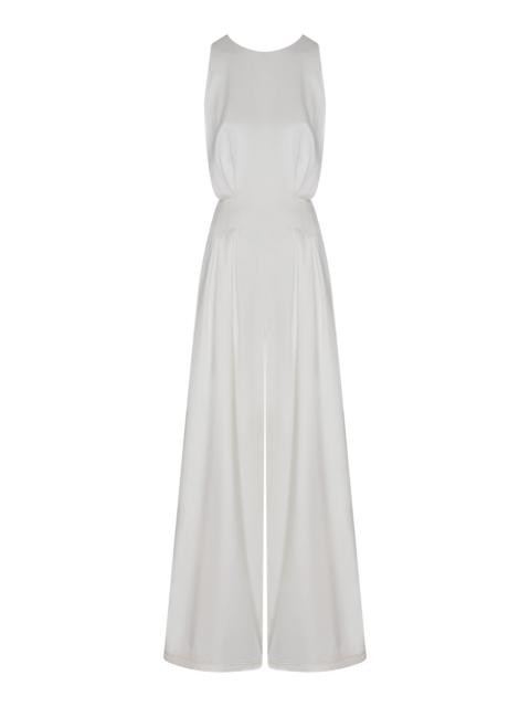 ANDRES OTALORA Bajo Cielo Wide-Leg Jumpsuit off-white