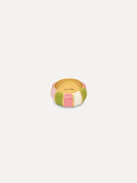 Oscar de la Renta ENAMEL LINK RING