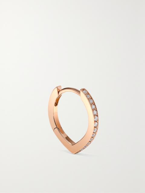 REPOSSI Antifer 18-karat Rose Gold Diamond Single Earring