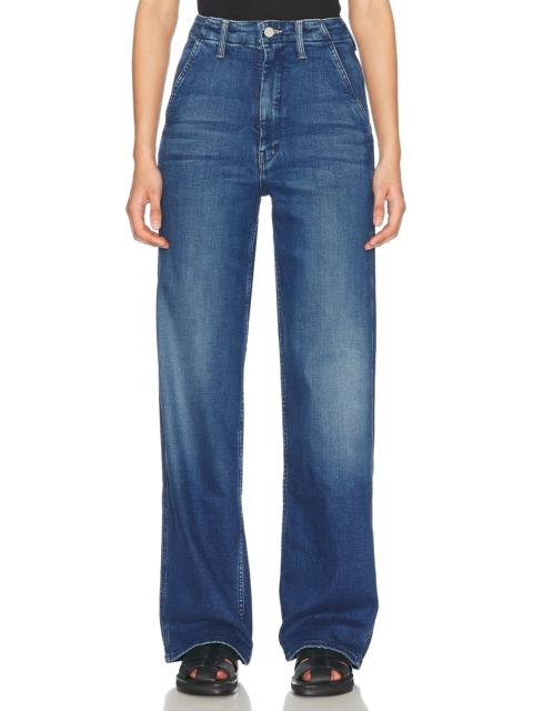 MOTHER The Major Zip Sneak Jeans