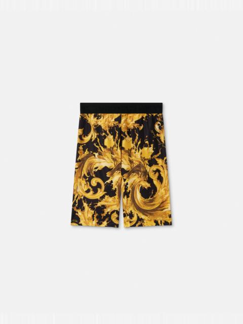 VERSACE JEANS COUTURE Printed Bicycle Shorts