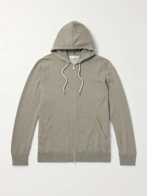 Cashmere Zip-Up Hoodie