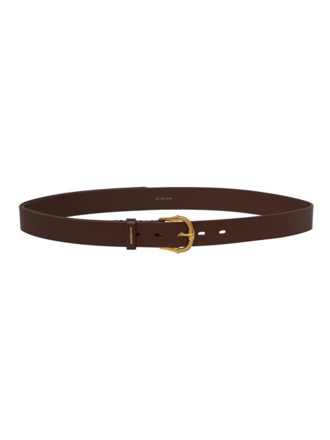 Zimmermann TWISTED BUCKLE LEATHER BELT 30