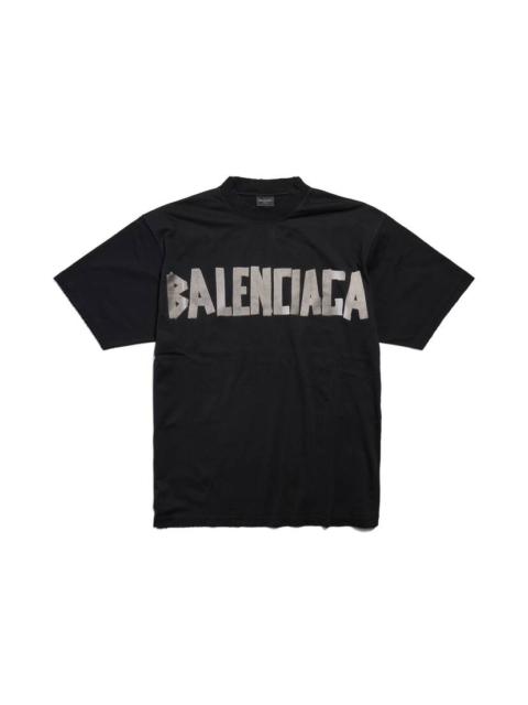 New Tape Type T-shirt Medium Fit in Black