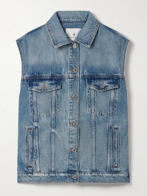 ANINE BING Rory Denim Vest