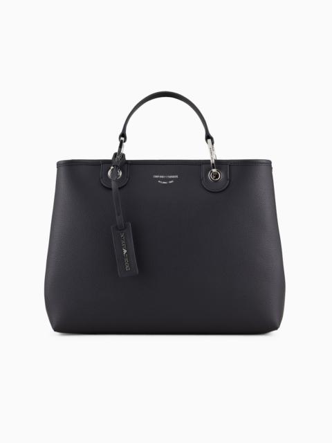 EMPORIO ARMANI Medium MyEA shopper bag with deer print