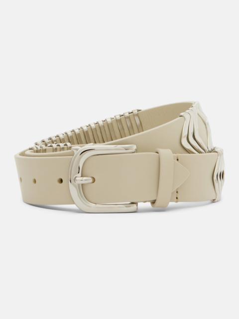 Isabel Marant Tehora embellished leather belt
