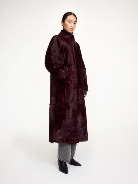BY MALENE BIRGER Rafaia Shearling Calf Coat