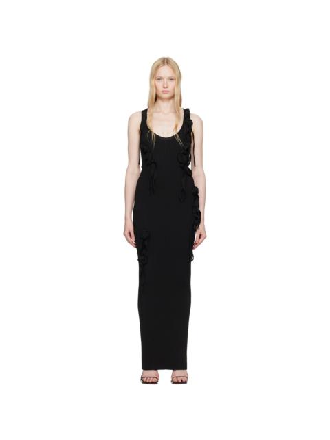 COPERNI Black Knitted Ribbon Long Tank Maxi Dress