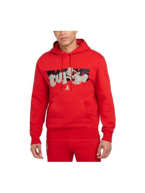 Nike Nike JA Club Fleece Basketball Hoodie 'Red' FZ1038-657