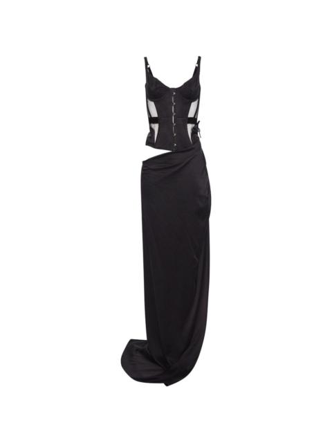 MARIA LUCIA HOHAN Malena corset-style cut-out maxi dress
